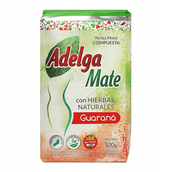 Yerba Mate Adelga Mate Con Hierbas Guarana 0,5kg