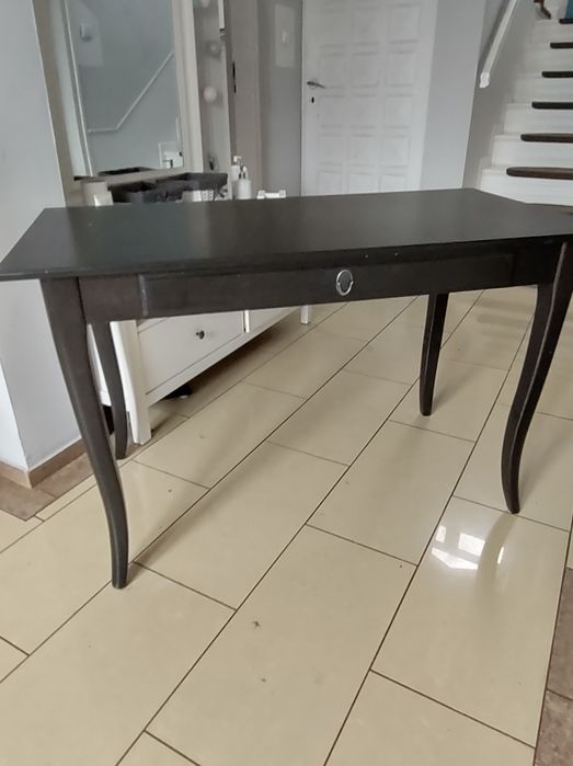 Biurko, stół drewniany, Ikea