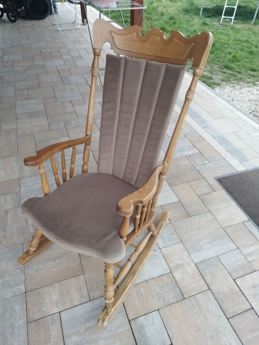 Krzesło fotel bujane
