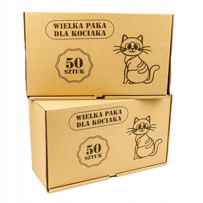 Karma Mokra Dla Kotów Mix Smaków, 100 Saszetek, Duża Paka