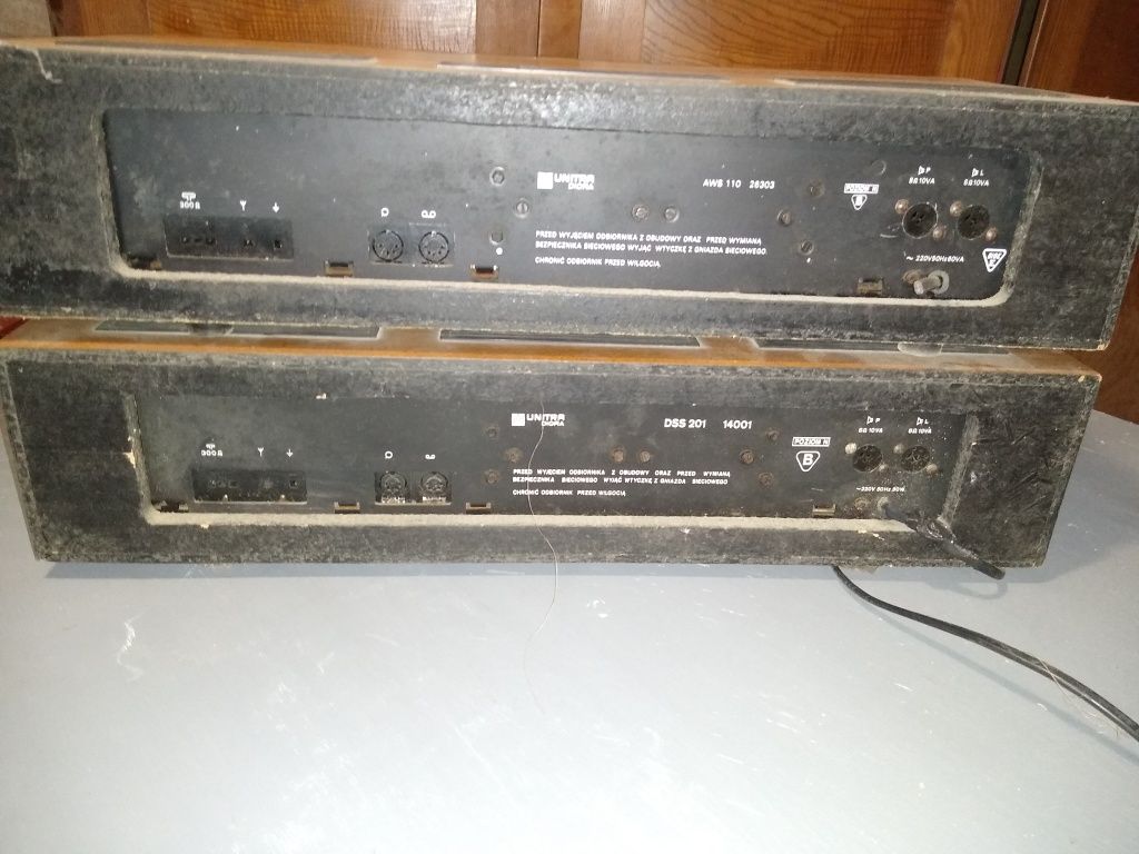 UNITRA radio 2 sztuki amplituner radio amator 2b amator 3 aws110 dss20