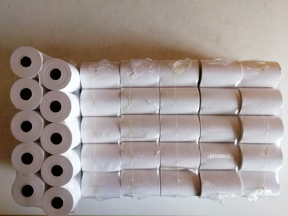 Rolki termiczne do kasy fiskalnej 55x40 30 rolek