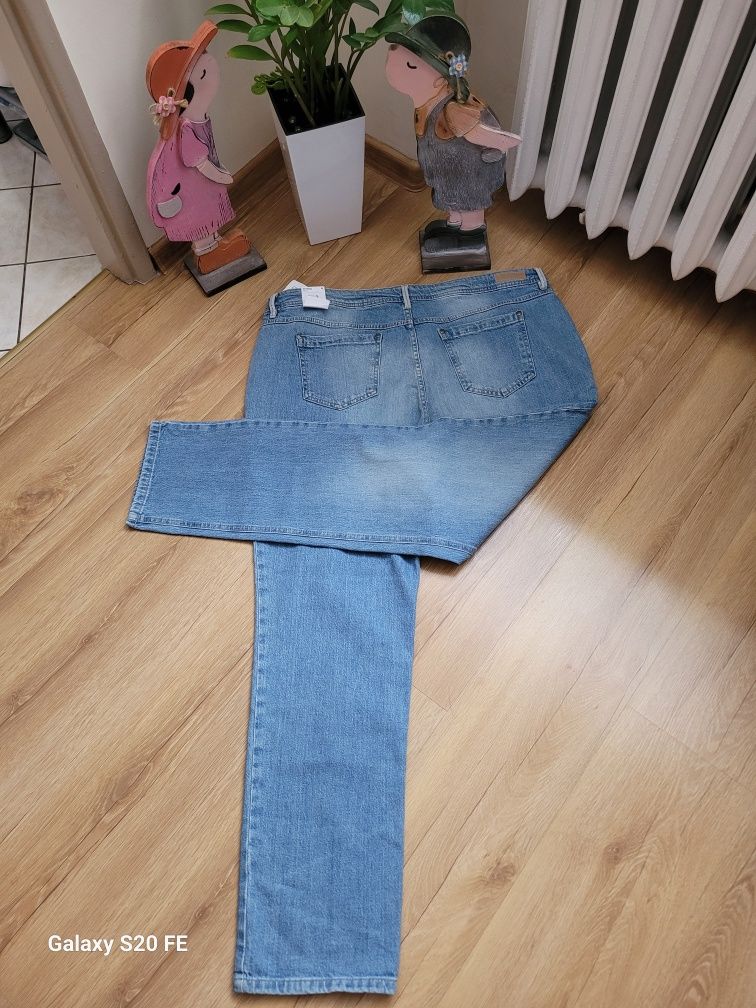NOWE spodnie damskie jeansowe Boyfriend rozmiar 48