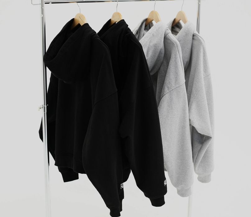 Сірий зіп худі M40 Oversized BOXY FIT зип худи зипка оверсайз меланж