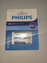 2x Pendrive Philips USB 2x 64 GB