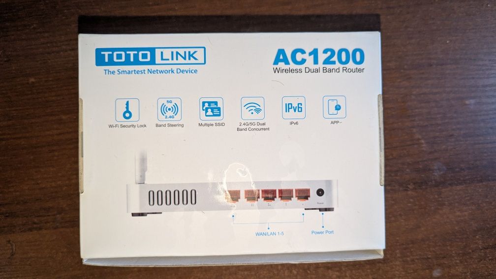 WI-FI роутер Totolink AC1200 A702R