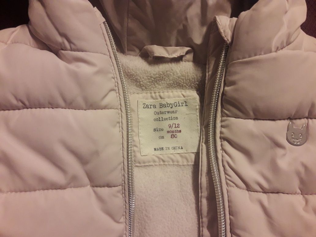 Kurtka zimowa Zara r. 80