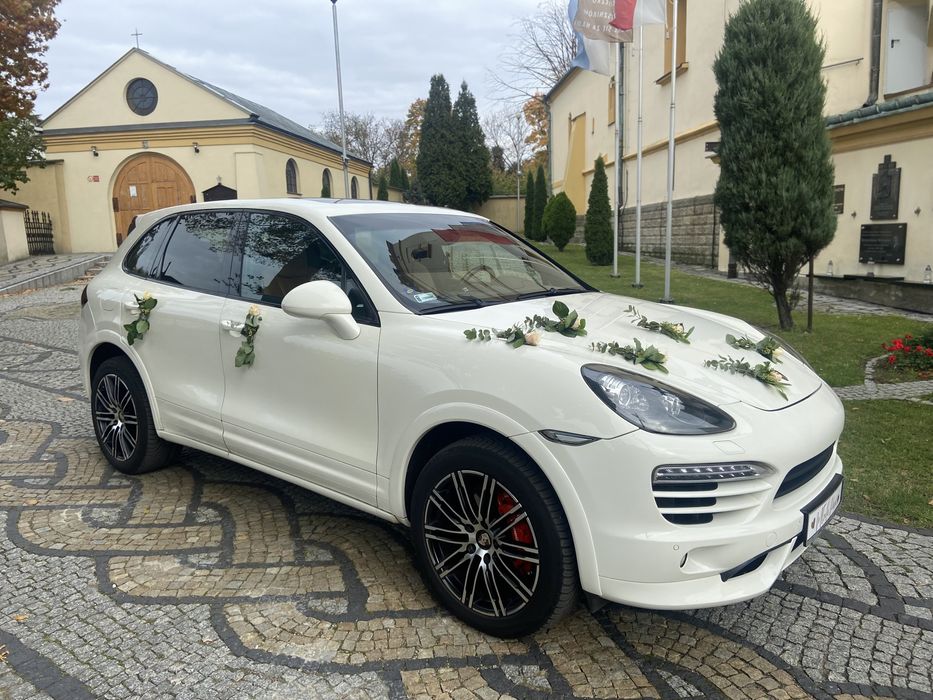 Auto do ślubu Porsche Cayenne Techart -wesele