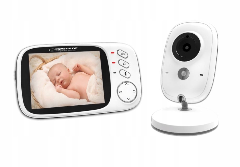 Niania Kamera Elektroniczna Na Żywo Tryb Nocny Ekran Mikrofon LCD HD