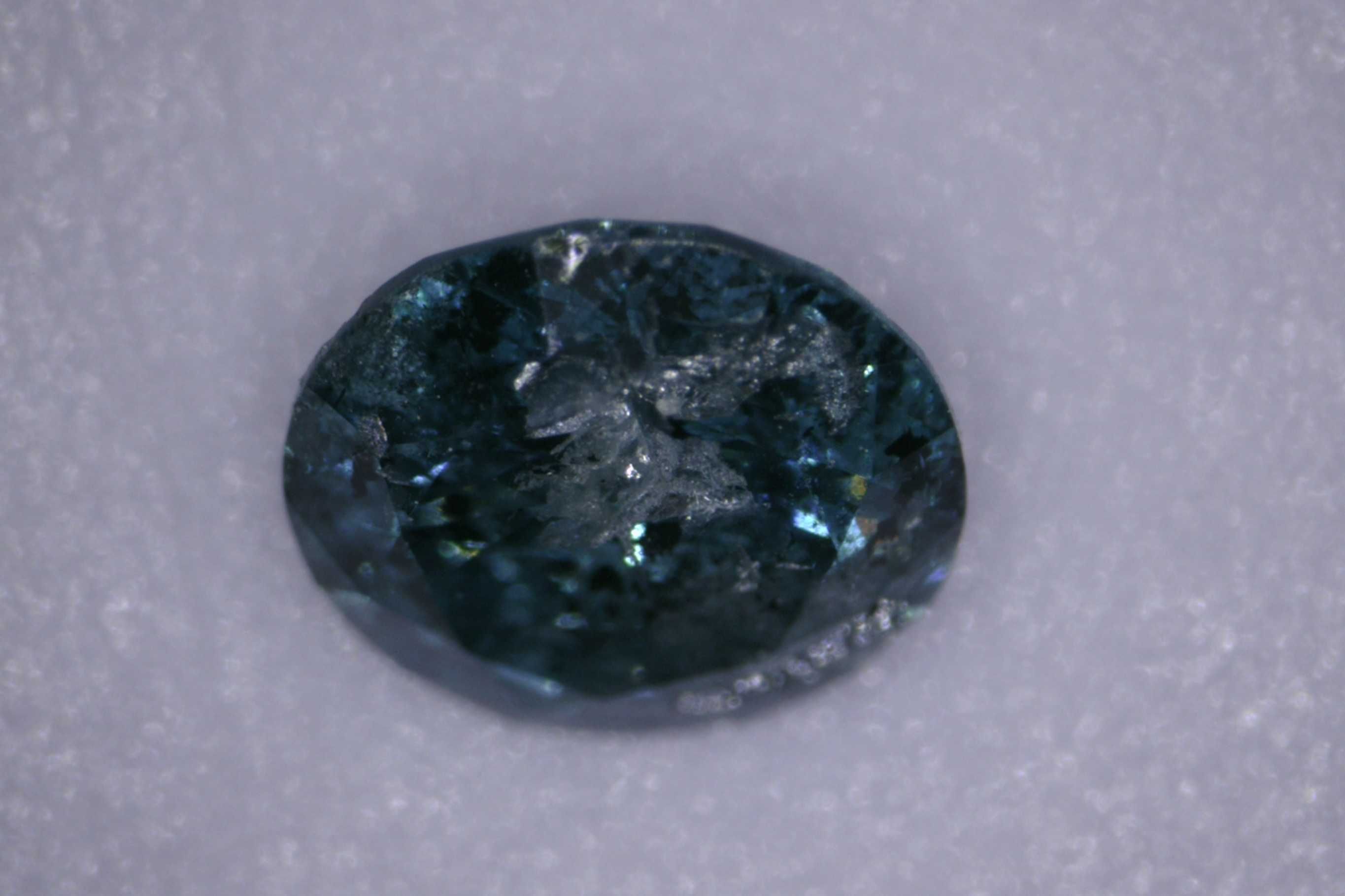 Diament 0.16ct Niebieski Brylant I3