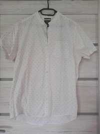 Biała koszula męska ze wzorem F&F