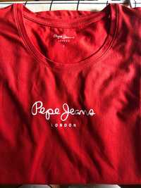 T-shirt vermelha Pepe Jeans_NOVA Tam. L