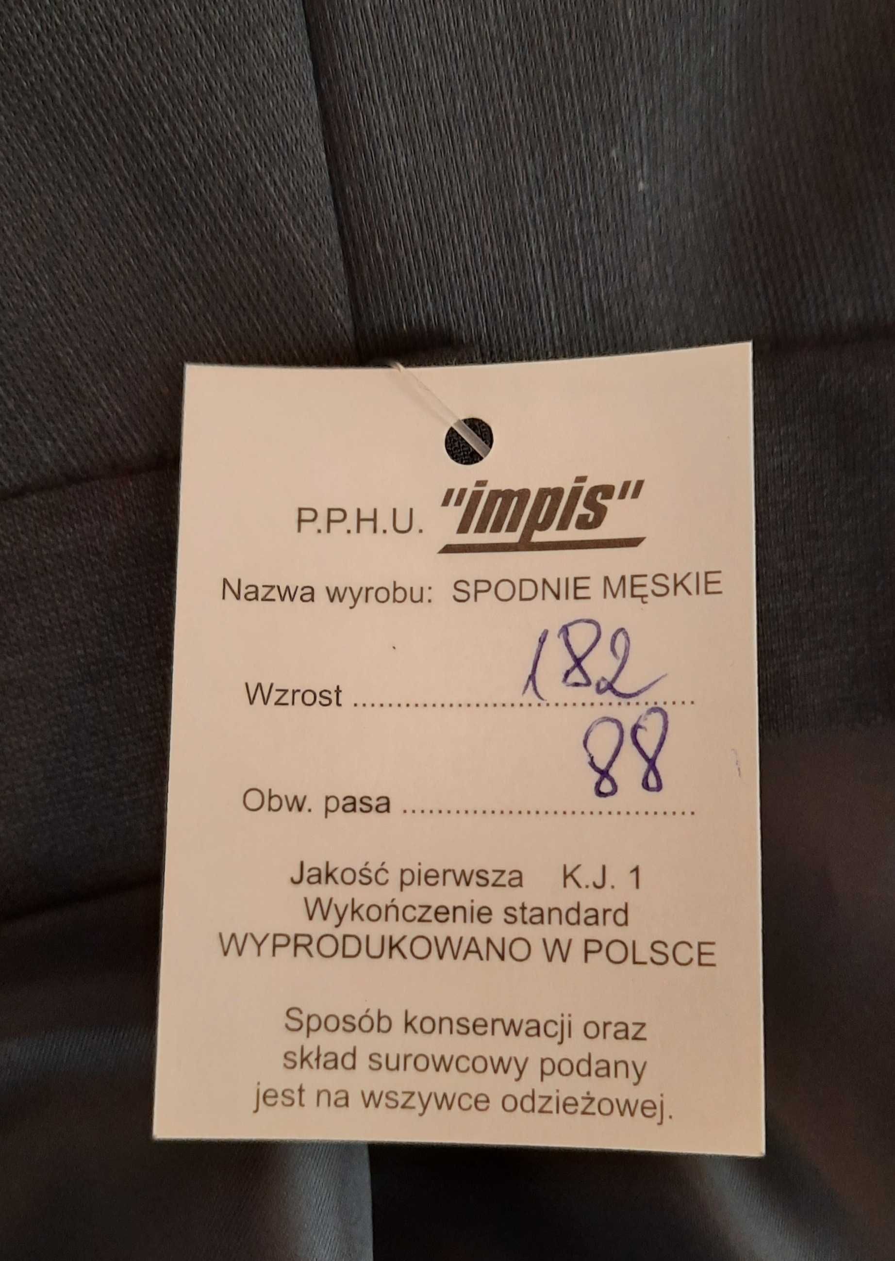 Nowy garnitur męski 88/100/182