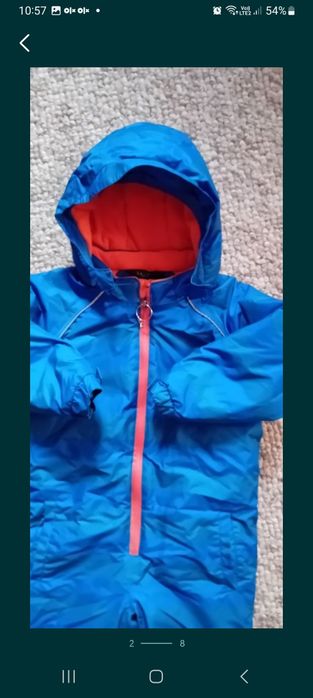 Kombinezon Tchibo zimowy 98-104 granatowy na zimę narciarski