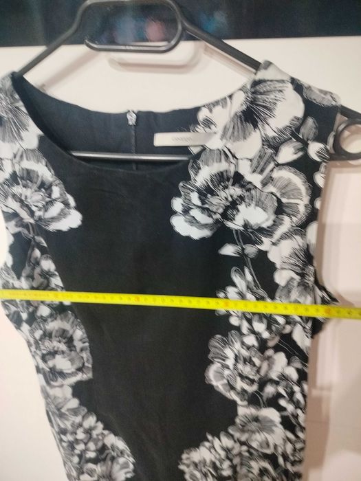 Sukienka biało czarna