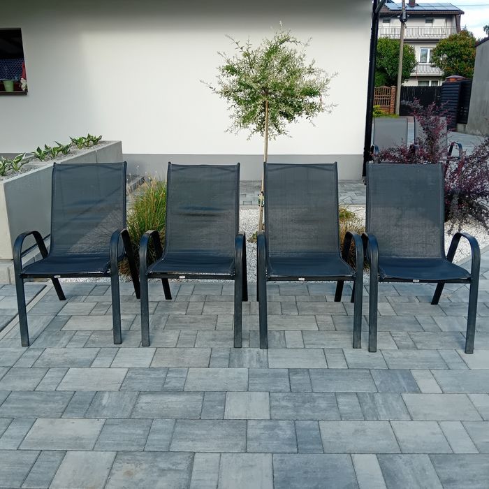 Krzesła ogrodowe 4 szt.