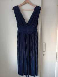 Vestido azul midi ASOS tamanho 38