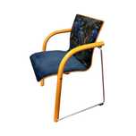 Krzesło tapicerowane proj. W. Schneider, U. Böhme, Thonet, Niemcy 1984