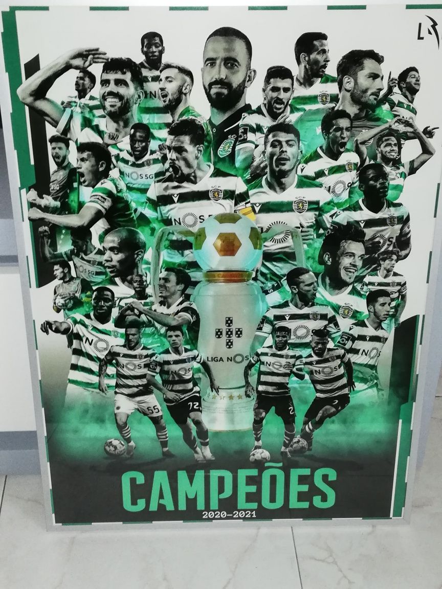 Poster Sporting Campeão Nacional