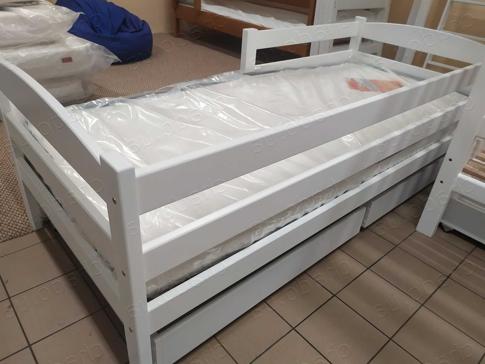 Кроватка с бортиком ! Дитяче Ліжко з дерева БУК / Кровать для ребенка!