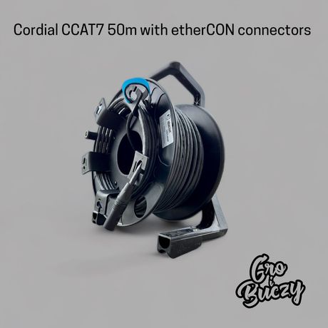 Profesjonalna skrętka mobilna GiB CCAT7A-LongRun 50m na bębnie