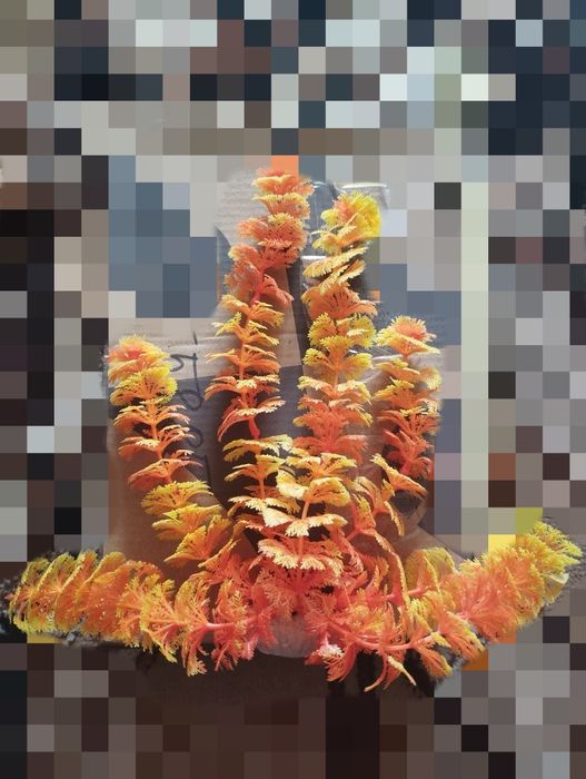 Великі акваріумні штучні водорості