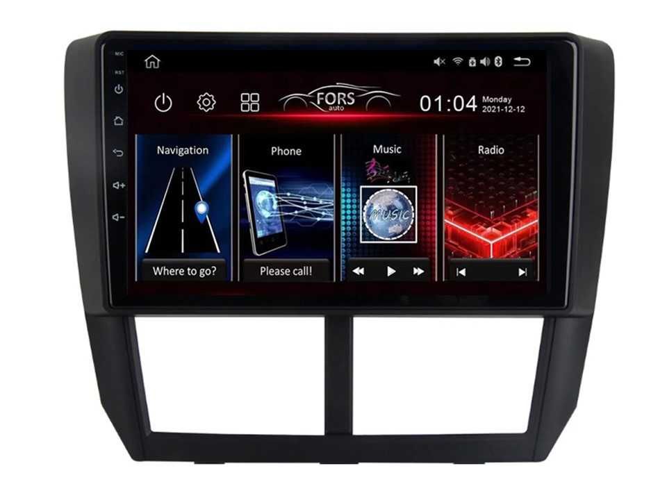 Radio samochodowe Android Subaru Forester (9") 2008.-2012