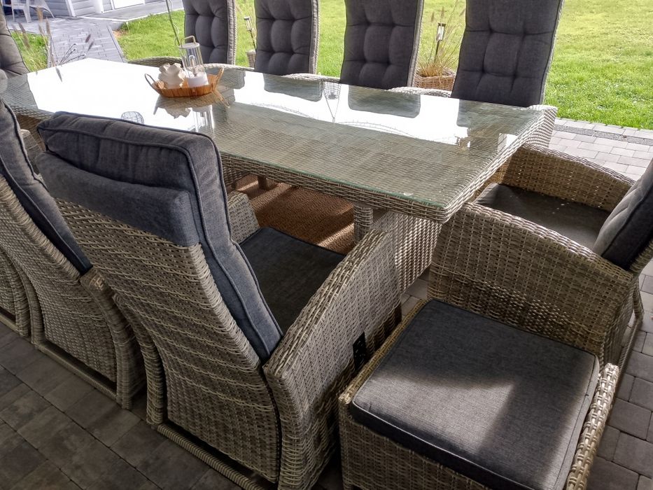 Meble ogrodowe, zestaw mebli ogrodowych Premium,12 osobowy!