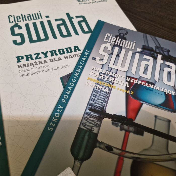 Chemia 2, Ciekawi Świata, podręcznik +książka nauczyciela, OPERON_NOWE