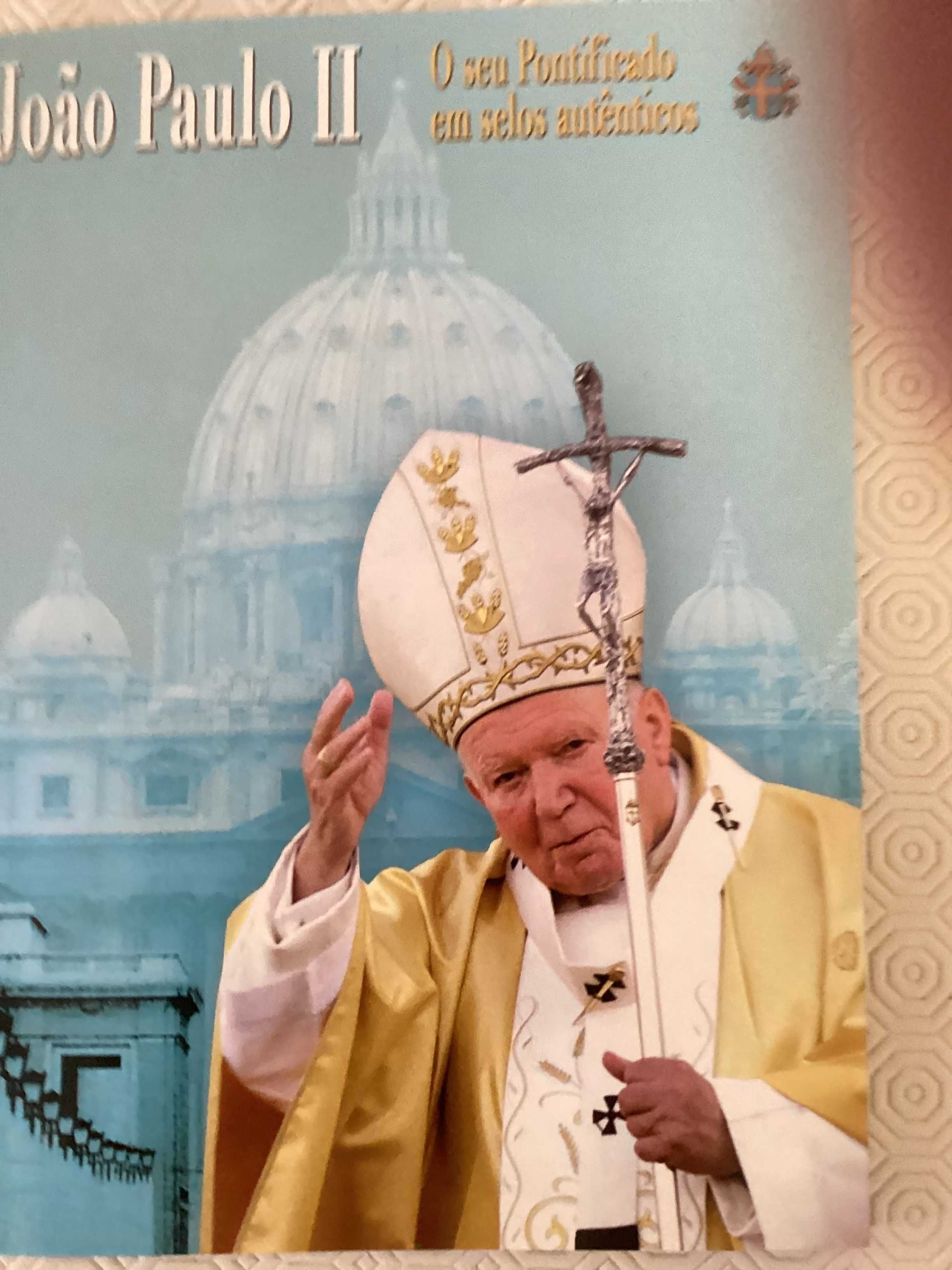 Joao Paulo II o seu pontificado em selos