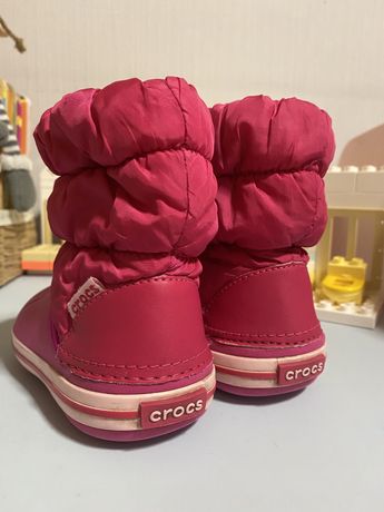 Crocs кроксы крокси ботинки обувь взуття зима на девочку