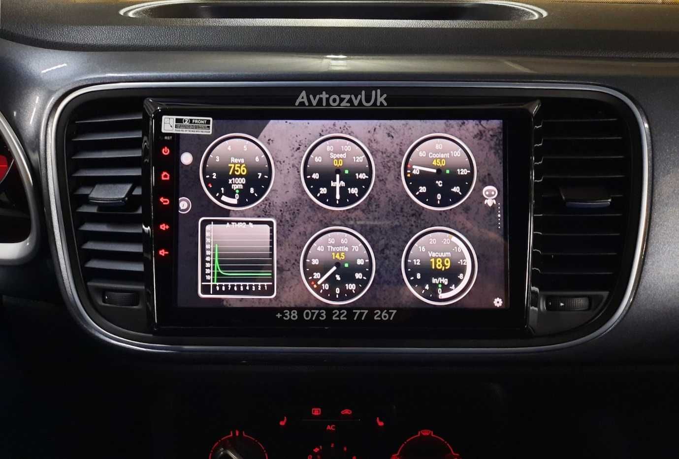 Магнитола NEW BEETLE Volkswagen VW GPS Жук ТВ 2 дин CarPlay Android 14