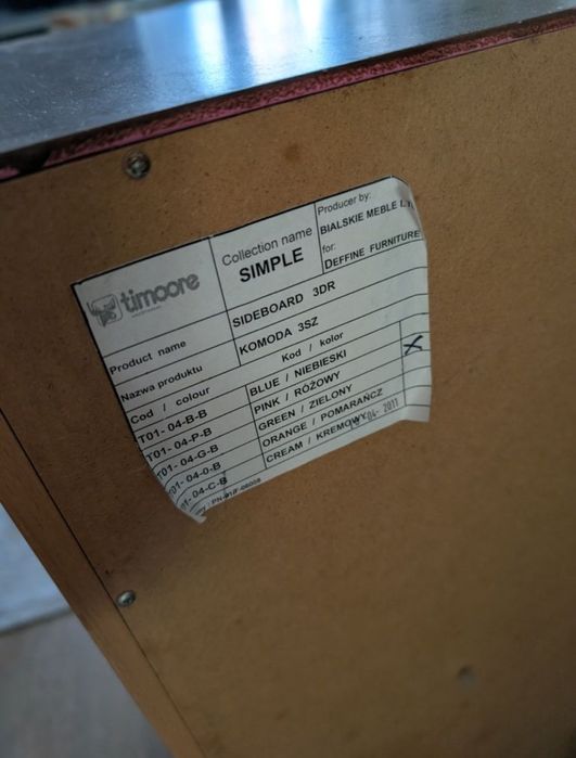 Komoda dziecięca młodzieżowa Harry Potter szafka