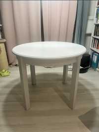 Stół okrągły biały z Agata Meble