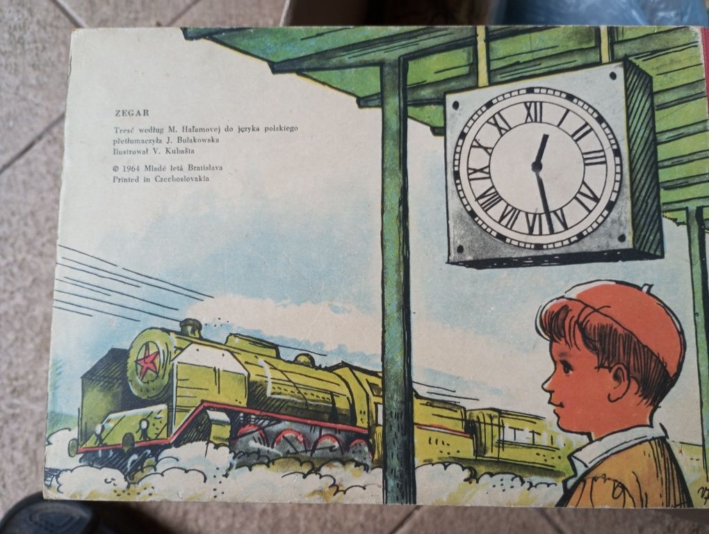 Książeczka dla dzieci - " Zegar " - 1964 r.