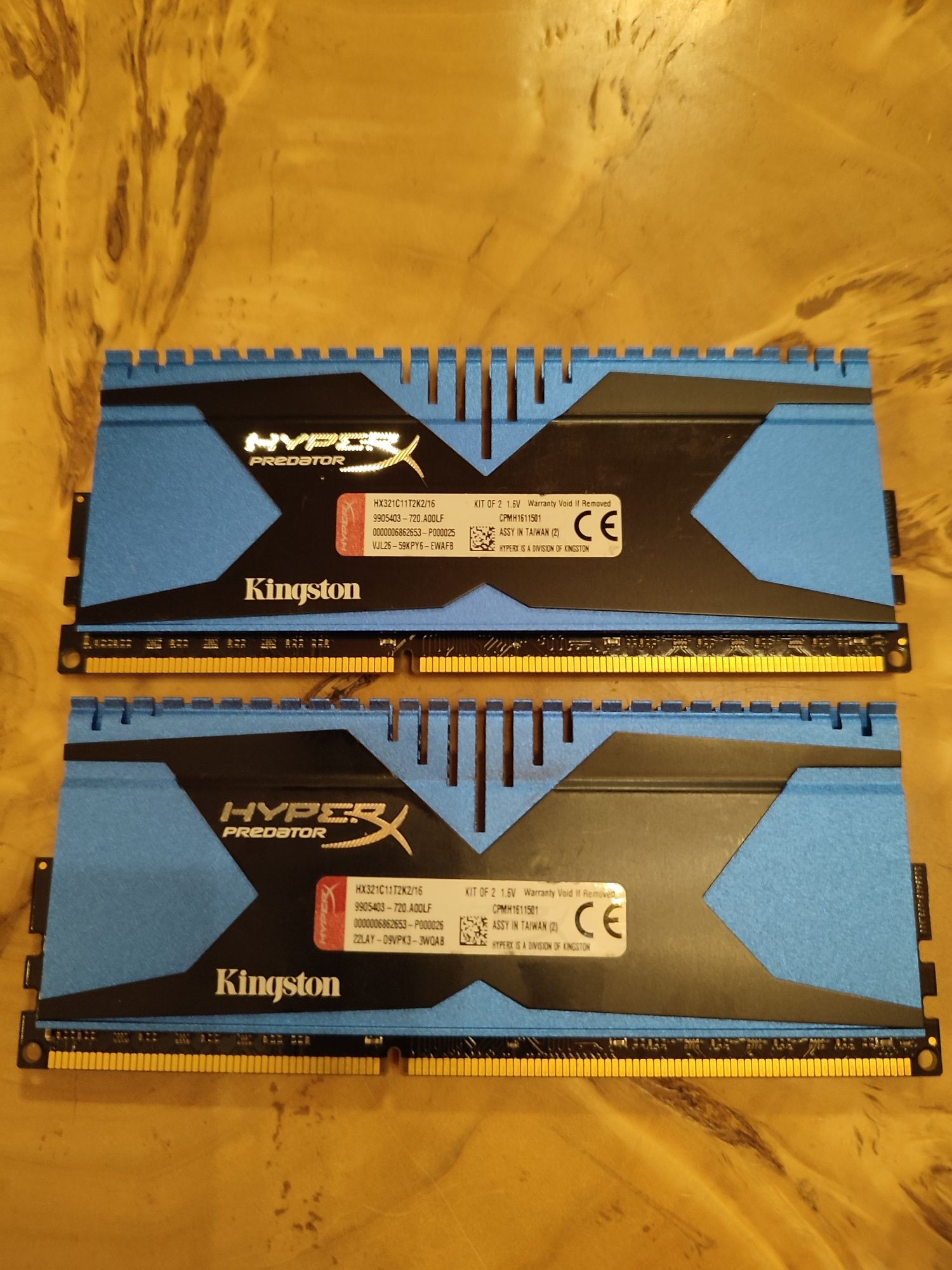 ТОП! Комплект пам'яті ОЗУ DDR3 Kingston Hyperx Predator 16 Гб 2133 Mhz