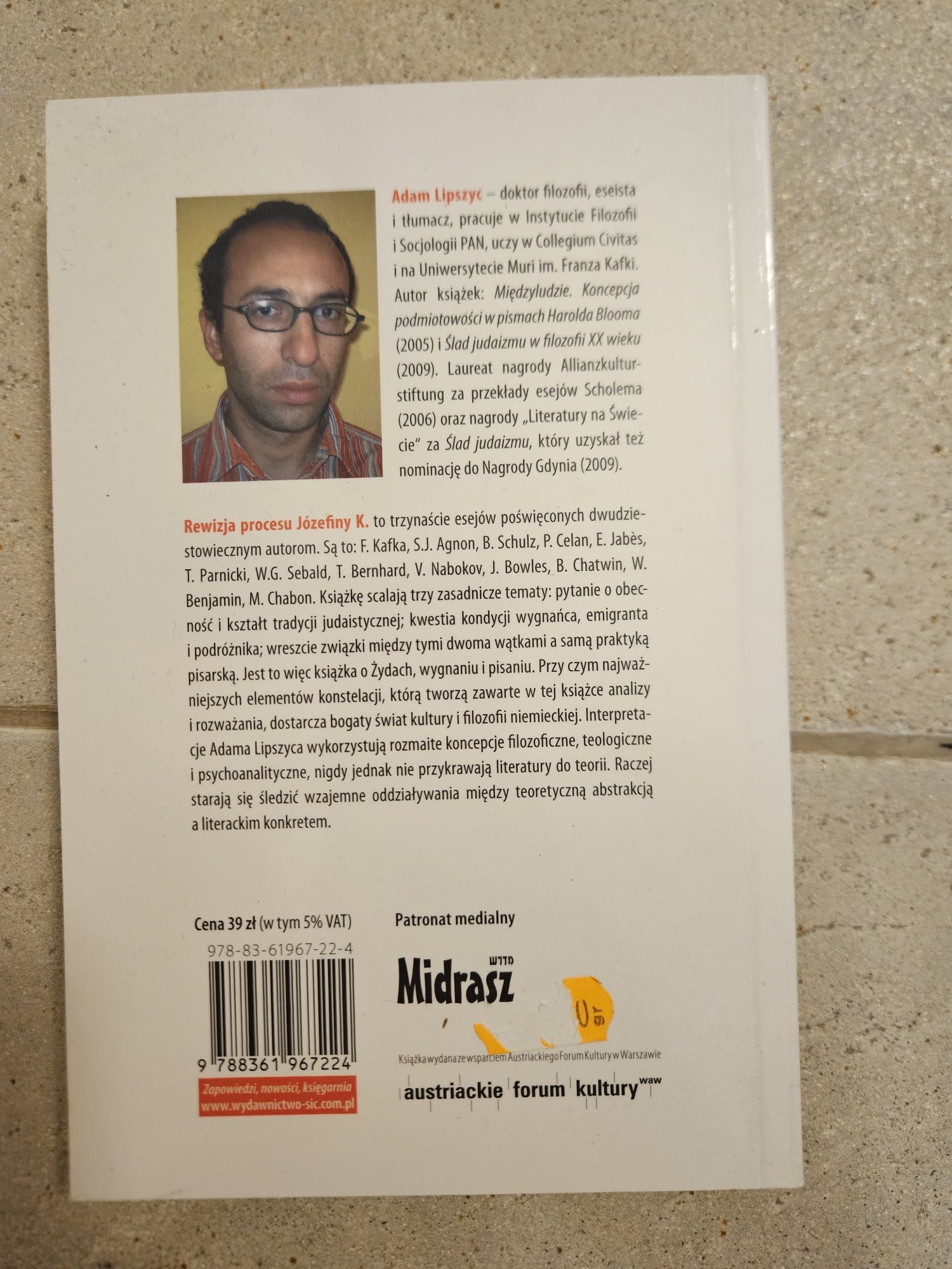 Adam Lipszyc Rewizja procesu Józefiny K. i inne lektory od zera