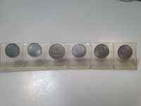 1 pfennig 1968 5 pfennig 1975 rok 1977 monety zestaw