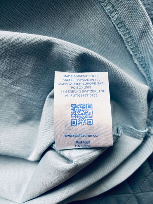 Ralph Lauren polo koszulka męska L nowa teddy bear kolor blue