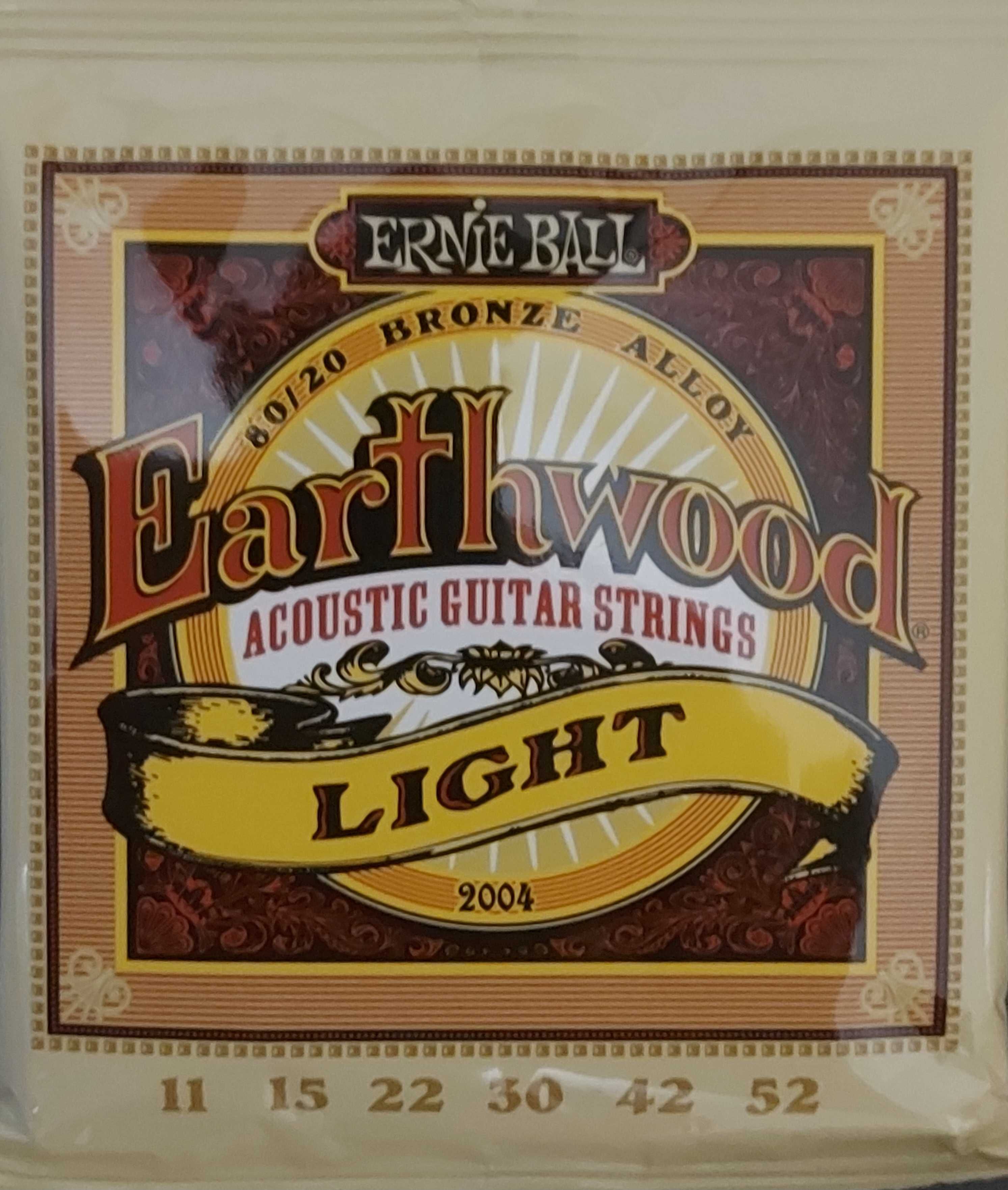 Струни для акустичної гітари Earthwood bronze alloy 11-52
