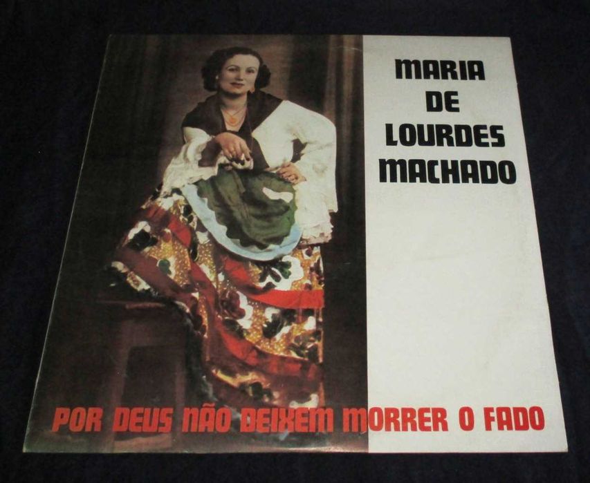 Disco LP Vinil Maria De Lourdes Machado Por Deus Autografado