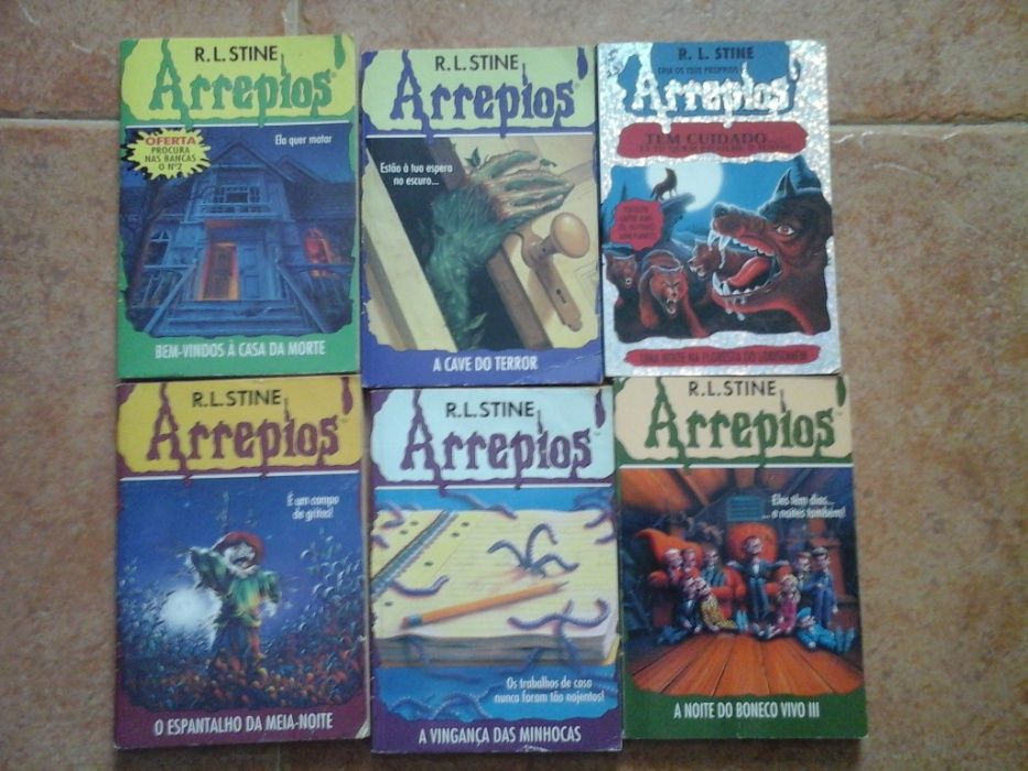 COLEÇÃO ARREPIOS Vendidos em SEPARADO Livros Colecção Stine Entrg. JÁ