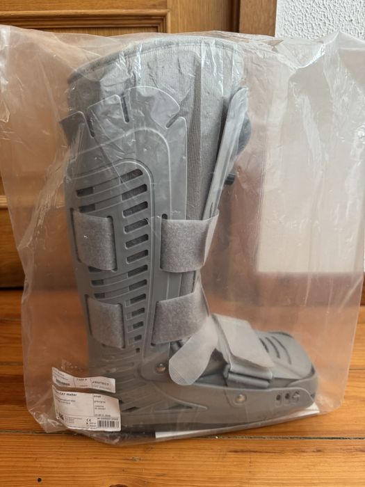 Bota walker fixa insuflável longa S