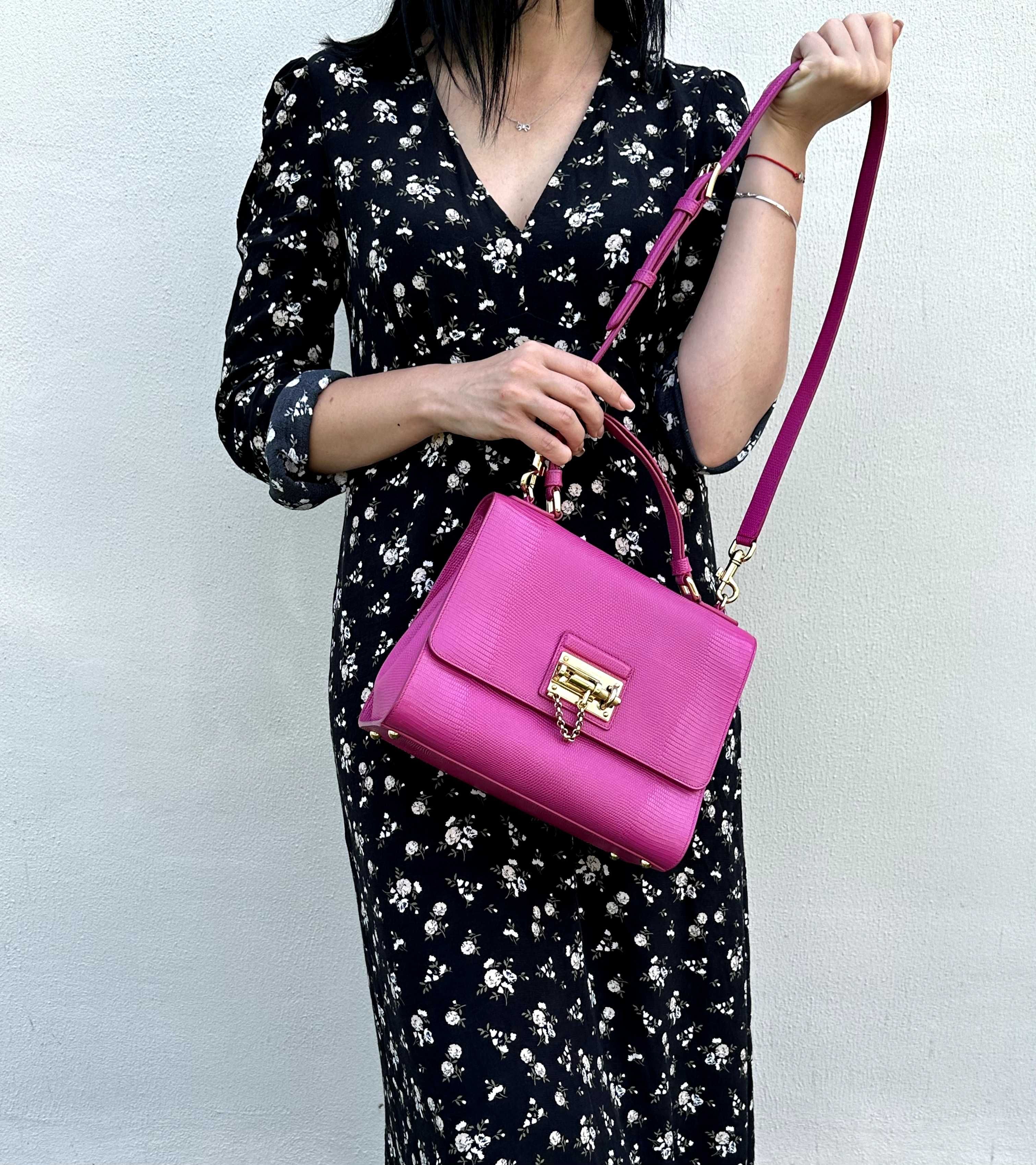 Рожева сумка Dolce&Gabbana, оригінал