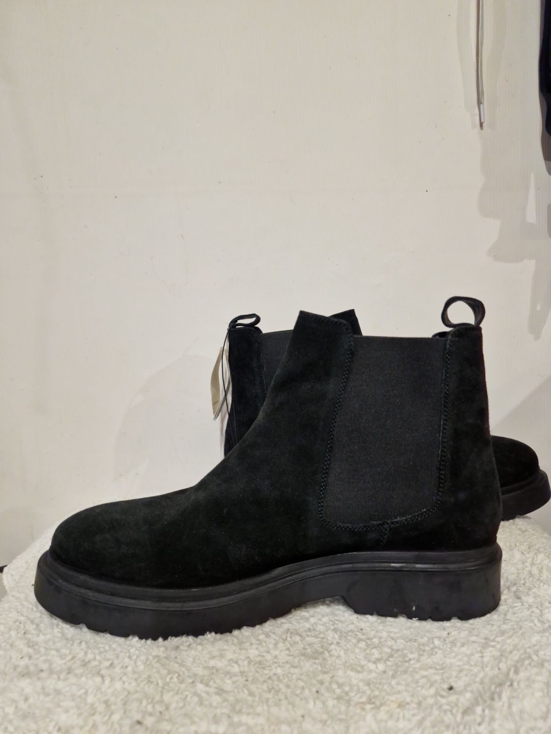 Buty Reserved botki sztyblety skóra skórzane  roz,42 i 43 mokasyny