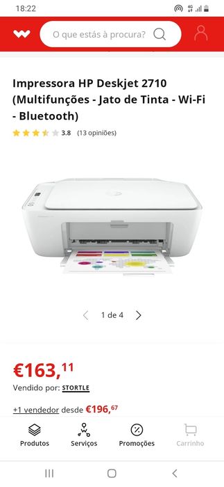Impressora Multifunções HP Desket 2710