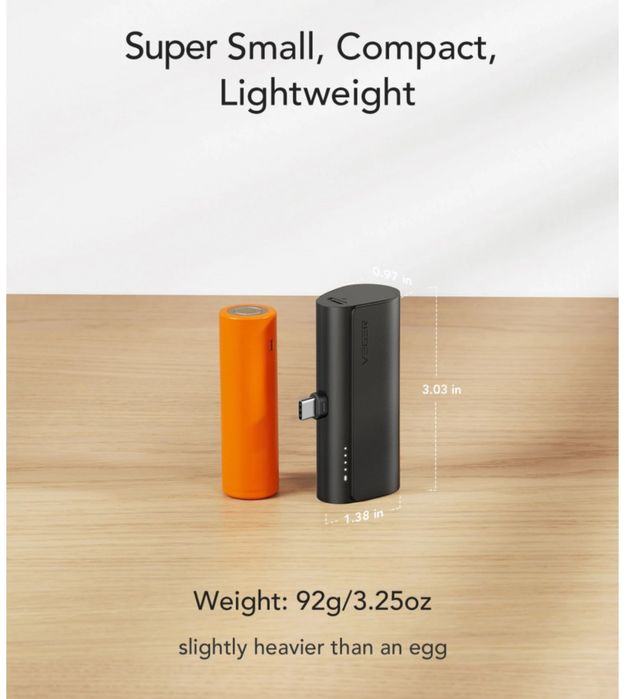 VEGER V0556 - 5000mAh Mini Power Bank