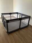 Parque Infantil 125x125x65 cm – Cinza, Excelente Estado