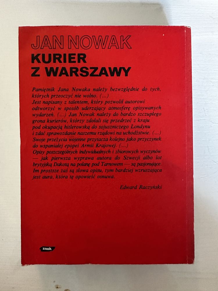Jan Nowak. Kuriee z Warszawy