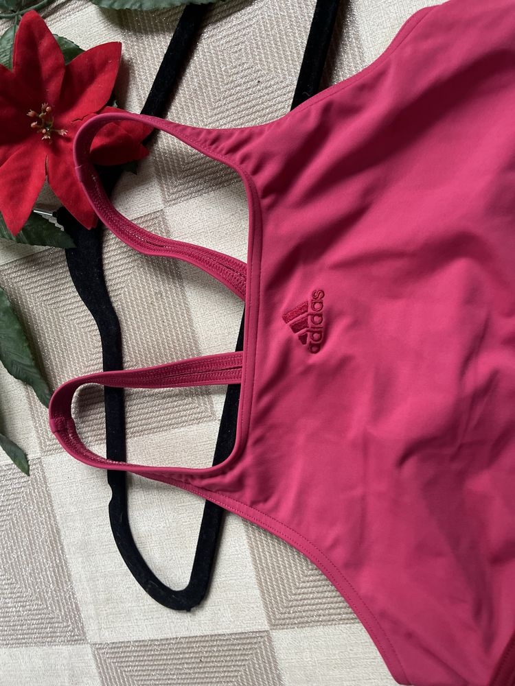 Adidas kostium kąpielowy strój jednoczęściowy różowy M/L
